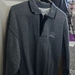 Christian Dior Monsour, vintage size small pullover sweatshirt has a small stain